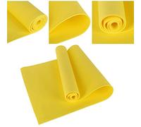 VBESTLIFE 4mm Yoga Mat, Non Slip EVA Exercise Mat, Extra Slim Design for Home Studio Workout, Water Proof Dust Proof Yoga Pad, 68x24 Inch Lightweight Thin for Women Men (Yellow)