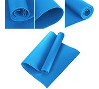 VBESTLIFE 4mm Yoga Mat, Non Slip EVA Exercise Mat, Extra Slim Design for Home Studio Workout, Water Proof Dust Proof Yoga Pad, 68x24 Inch Lightweight Thin for Women Men (Blue)