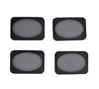 VBESTLIFE 4Pcs Speaker Grill Covers, Rectangular Metal Mesh Grill Horn Guard Protector Cover for Home/Car/Marine Audio, 162 X 112mm