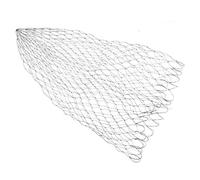 VBESTLIFE 50cm Carp Fly Fishing Landing Net, Fishing Net with Mesh Replacement, Grey|White|Beige, Polyethylene (PE) Material, Modern Style