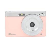 VBESTLIFE 50MP 4K Digital Camera with AF Autofocus, 2.88 Inch HD Screen 16X Zoom Macro Portable Camera LED Fill Light for Low Light for Content Creation (Roseate)