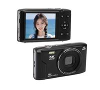 VBESTLIFE 5K Digital Camera, 72MP UHD Autofocus Point and Shoot Camera with Flash, Travel Vlog Camara with 16X Zoom, WiFi, 2.8in Screen, 64GB Memory (Black)