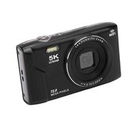 VBESTLIFE 5K Digital Camera, 72MP UHD Digital Camera, 16X Zoom Autofocus Point and Shoot Small Travel Camera with Flash, 2.8 Inch Screen, 32GB (Black)