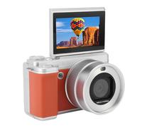 VBESTLIFE 5K Digital Camera for Photography, 80MP Dual Lens Autofocus WiFi Vlogging Camera for YouTube, 18X Zoom, 3" 180° Flip Screen Compact Travel Camera (Brown)