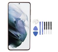 VBESTLIFE 6.7 Inch Phone Replacement Screen for Galaxy S21 Plus 5G, LCD Touch Digitizer Display with Fingerprint Sensor, Includes Frame & Repair Tool Kit (Rose Golden)