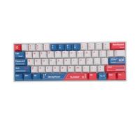 VBESTLIFE 60% Mechanical Gaming Keyboard with Red Switch, Mech Themed, Dynamic RGB Backlit Keyboard, 61 Keys Compact Computer Keyboard for Laptop PC Gamer