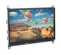 VBESTLIFE 7 Inch Capacitive Touch Screen, 1024x600 HDMI Portable Monitor with 5 Point Touch and Dual Speakers, for Pi 5 4 3B