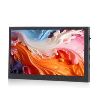 VBESTLIFE 7 Inch Portable HDMI Monitor, Small Mini Display Secondary Screen 1024x600 LCD Screen VESA Wall Mount PC Temperature Display with Speakers