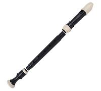 VBESTLIFE 8 Hole Recorder, F Key Clarinet Recorder for Beginners with Curved Airway and Arc Mouthpiece, ABS Resin Soprano for Kids Students Music Classroom (Alto F British B (Baroque))