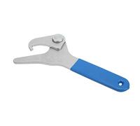 VBESTLIFE Adjustable Shock Wrench, Motorcycle Shock Spanner with Hooked Jaw for 35-75mm Spring Collars, Anti Slip Preload Adjusting Tool for Off Road Motorcycles, Heavy Duty Steel
