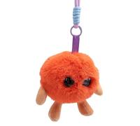 VBESTLIFE AI Smart Stuffed Animal, Interactive Educational Plush Toy with Voice Cloning, Emotional Eyes, Real Time Conversation in 66 Languages for Kids (Orange)