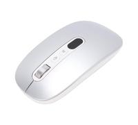 VBESTLIFE AI Voice Mouse 120 Languages Translation, Voice Input Search Screen Capture OCR Wired Bluetooth 2.4G Wireless Mouse with 400 Wpm for PC Laptop (Silver)