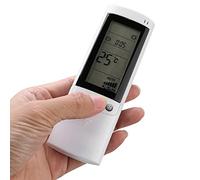 VBESTLIFE Air Conditioner Remote Control Replacement for Gree Airwell RC08B RC08A, LCD Display, Direct Fit No Programming, Long Range Stable Signal, Home Office Bedroom Tool