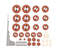 Vbestlife Alto Saxophone Repair and Maintenance Kit, Saxophone Pads Maintenance Kit for Wind Musical Instruments