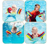 VBESTLIFE Arm Float Discs, EVA Foam Float Discs with Non Inflatable Safety, Swim Confidence Aid for Kids Learn to Swim, 25kg Buoyancy, 6pcs Colorful Floats (#1)
