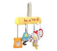 VBESTLIFE Baby Hanging Rattle, Soft Tones Stroller Hanging Toy for Newborn Babies, Develops Sense of Touch and Coordination Ability, Portable and Lightweight for Car Seats Strollers