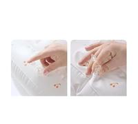 VBESTLIFE Baby Inflatable Chair Leakproof Portable Foldable Soft Sofa for Training Toddlers Kids for Floor Bed Bathroom Grass Sea Beach, Plastic PVC (Cherry)