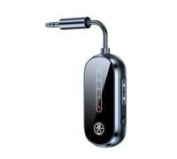 VBESTLIFE Bluetooth 5.4 Transmitter Receiver, Dual 3.5mm Airplane Adapter Plug Wireless Bluetooth Adapter for TV PC Car Home Stereo, Support 2 Headphones