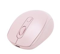 VBESTLIFE Bluetooth and 2.4G 2 in 1 Rechargeable Wireless Mouse, Macaron Color, 800/1200/1600 DPI, Silent Mouse for Laptop, Computer, PC (Pink)