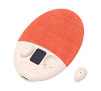 VBESTLIFE Bluetooth Sleep Pillow Speaker, with Built in White Noise Ocean Waves and Sleep Timer 30/60/90 Min for Bedtime Listening (Orange)
