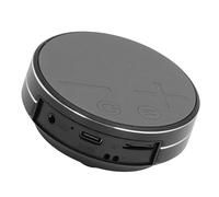 VBESTLIFE Bone Conduction Speaker, Stereo Mini Portable Water Proof Music Player with Strong Suction Cup Base for Bathroom Home Outdoor Travel (Black)