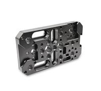 VBESTLIFE Camera Cheese Plate, Multi Functional Cheese Plate with 1/4 3/8 Threads, Switching Mounting Plate with Locating Point for Camera and Tripod