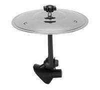 VBESTLIFE Car Crash Cymbal, Car Cymbal Air Vent, Mini Drum Crash Cymbal For Car Vent, Suitable For All Types Of Vehicles (Silver)