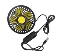 VBESTLIFE Car Fan USB Powered for Air Vent Mounted, 360° Rotatable, Portable Cooling Clip Fans That Blow Cold Air, for Vehicle, Van, Truck, SUV, RV