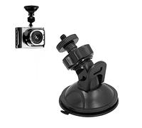 VBESTLIFE Car Suction Cup Mount,Fixed Suction Cup,for Car Navigation Camera,1/4in Screw Windshield Holder Adapter for DV GPS,Black