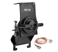 VBESTLIFE CarMounted Antenna Bracket, RB56 Adjustable Antenna Bracket Mobile CarMounted Radio Antenna Clip with 4.6m 316 Feeder