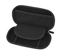 VBESTLIFE Carrying Case for PS , Hard Protective Travel Pouch with Mesh Pocket, Storage Bag for Handheld Console, Compact Zippered Shell for Accessories, Portable for On the Go Gaming (Black)