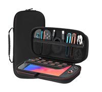 VBESTLIFE Carrying Case for Switchs 2, EVA Hard Shell Travel Game Bag with Soft Velvet Lining and 12 Card Slots, for Switchs 2 Console & Accessories