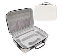 VBESTLIFE Carrying Case for Switchs 2, with 24 Games Card Slots, Protective Hard Shell Travel Carrying Case Pouch for Console & Accessories (White)