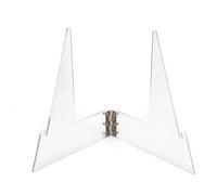 VBESTLIFE Championship Belt Display Stand, Adjustable Width Acrylic Holder for Boxing Wrestling Trophies