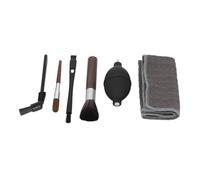 VBESTLIFE Coffee Machine Brush Set, Coffee Maker Cleaning Kit with 6pcs Angled Group Head Brush, Wooden for Deep Crevice, Air Blower, Multi Functional Tool for Barista Home