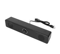 VBESTLIFE Compact Soundbar HiFi Stereo USB Powered Speaker 2.0 withand AUX Connection, Volume Adjustable for PC Laptop