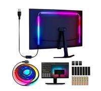 VBESTLIFE Computer LED Strip Light, RGB 16 Million Colors Screen Sync USB Ambient Light with PC Client Support for 24 Inch Display