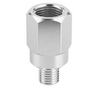 VBESTLIFE Coolant Temperature Sensor Adapter, M12 1.5 to 3/8 18 NPT Adapter for LS Swap, Male to Female Metric SAE Converter for Engine Sensor Port