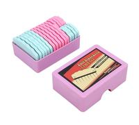 VBESTLIFE Crochet Blocking Pins Precise Shaping Tool Kit with Storage Box for Efficient Fabric Assembly, 20 Pcs for Knitting Enthusiasts, Roseate and Blue