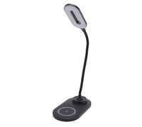 VBESTLIFE Desk Lamp with Wireless Charger, 360° Adjustable LED Lighting, 15W Wireless Charging, Eye Caring Reading Light for Home Office (Black)