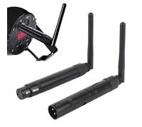 VBESTLIFE Dfi DJ 2.4G Wireless Transmitter and Receiver, 400m Transmission Distance Wireless Light Controller for Stage Light (UK Plug)