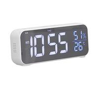 VBESTLIFE Digital Alarm Clock, Bedside Clock with LED Backlit Display, Snooze Mode, Adjustable Volume, USB Charger Port, 12/24 Hr for Kid Adult Boy Girls Bedroom Office