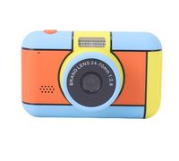VBESTLIFE Digital Kids Camera, 2.4 Inch Screen 48MP Double Lens with Flash Creative Features, Portable Travel Cameras for 3 to 12 Year Old Toy (Blue)