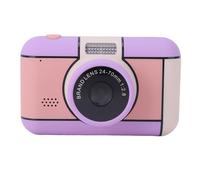 VBESTLIFE Digital Kids Camera, 2.4 Inch Screen 48MP Double Lens with Flash Creative Features, Portable Travel Cameras for 3 to 12 Year Old Toy (Violet)