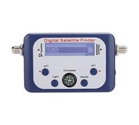 VBESTLIFE Digital Satellite Signal Finder Meter, Portable LCD Display, High Gain Buzzer Backlight Compass, for Satellite TV FTA Camping Outdoor Use