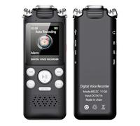VBESTLIFE Digital Voice Recorder, Portable AI Noise Reduction Clear Recording for Lectures Meetings Interviews Podcasts (32GB)