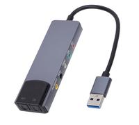 VBESTLIFE External Sound Card, 5.1 7.1 Channel USB Audio Adapter with Noise Reduction for Wins 98, ME, 2000 7, 8
