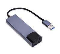 VBESTLIFE External Sound Card, USB to Audio Jack Sound Card Adapter Support 5.1 and 7.1 Channel, Intelligent Noise Reduction, for PC Laptop TV Speakers