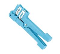 VBESTLIFE Fiber Optic Stripper, Coaxial Cable Stripper with Adjustable Blades for Nick Stripping, Ergonomic Multi Purpose Stripping Tool for Fiber, Twisted Pair Cable, CATV (45-163)