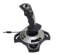 VBESTLIFE Flight Simulator Controls, Flight Joystick Controller with Vibration Function and Throttle Controls, USB Wired Flight Stick for Wins 7 8 10 11